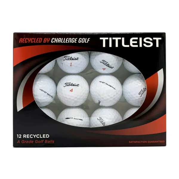 Titleist TruFeel vatnaboltar í kassa.
