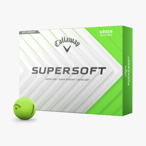 Callaway Supersoft golfboltar grænir