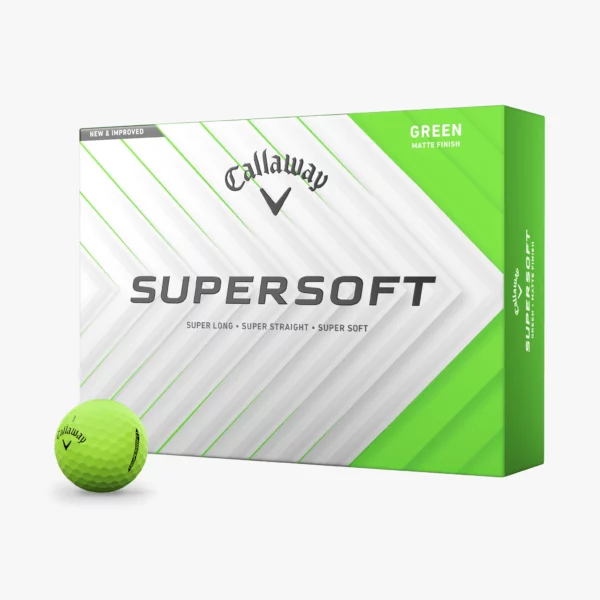 Callaway Supersoft golfboltar grænir