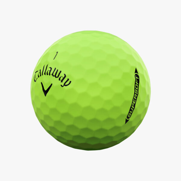 Callaway Supersoft golfboltar grænir