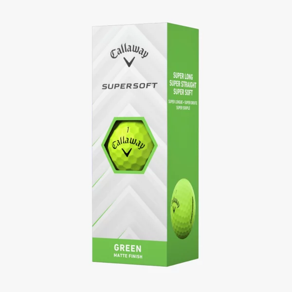 Callaway Supersoft golfboltar grænir