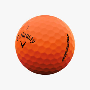 Callaway Superstoft golfboltar appelsínugulir