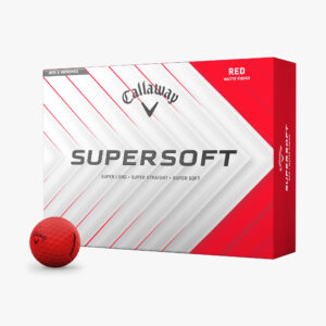 Callaway Superstoft golfboltar rauðir