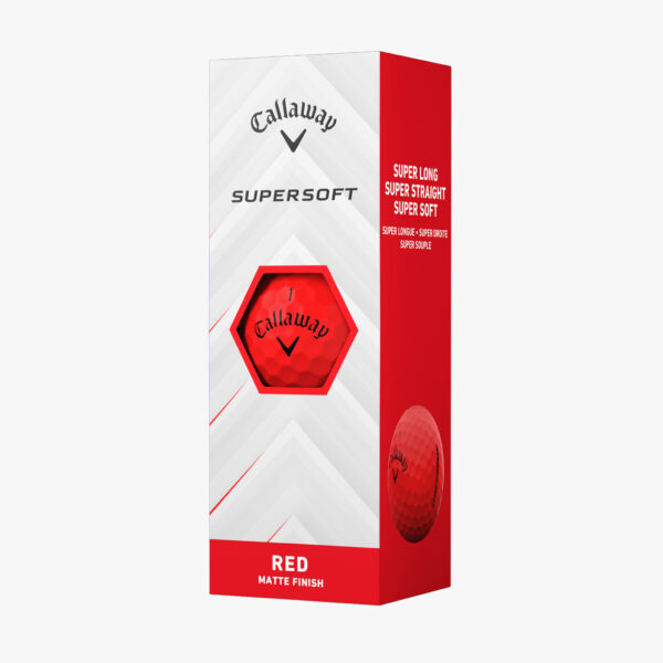Callaway Superstoft golfboltar rauðir