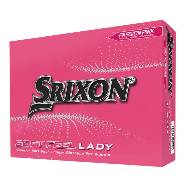 Srixon Soft Feel Lady golfboltar bleikir merktir