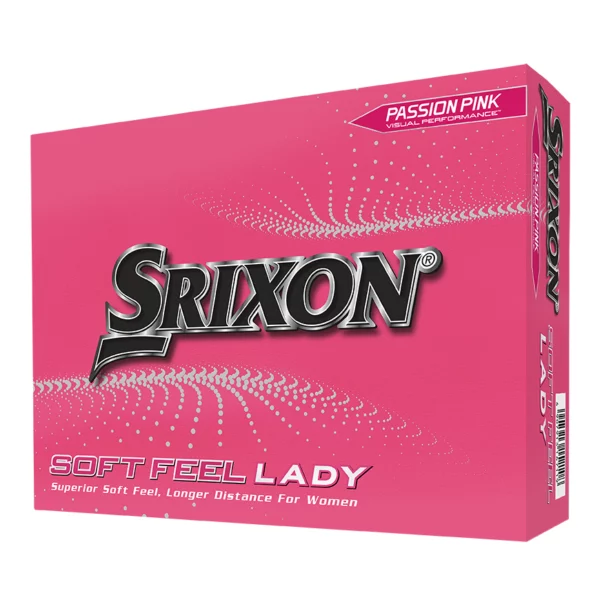 Srixon Soft Feel Lady golfboltar bleikir merktir