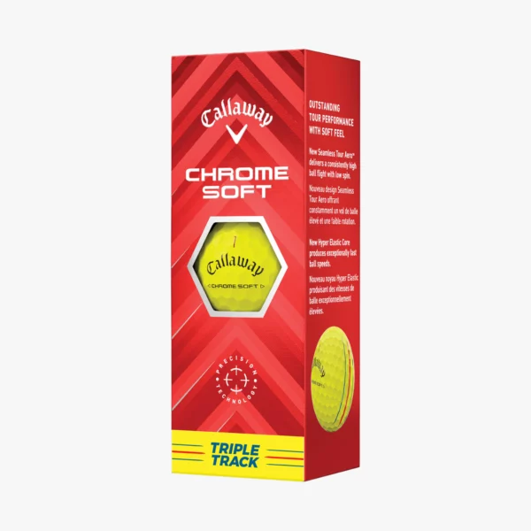 Callaway Chrome Soft TripleTrack gulur (12) - Image 4
